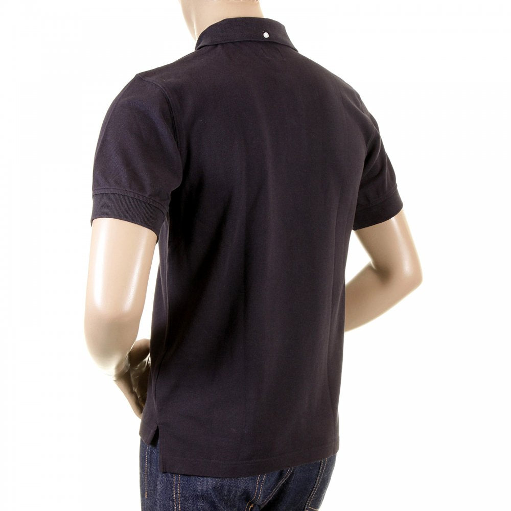 Mens Short Sleeve Ink Black Polo Shirt