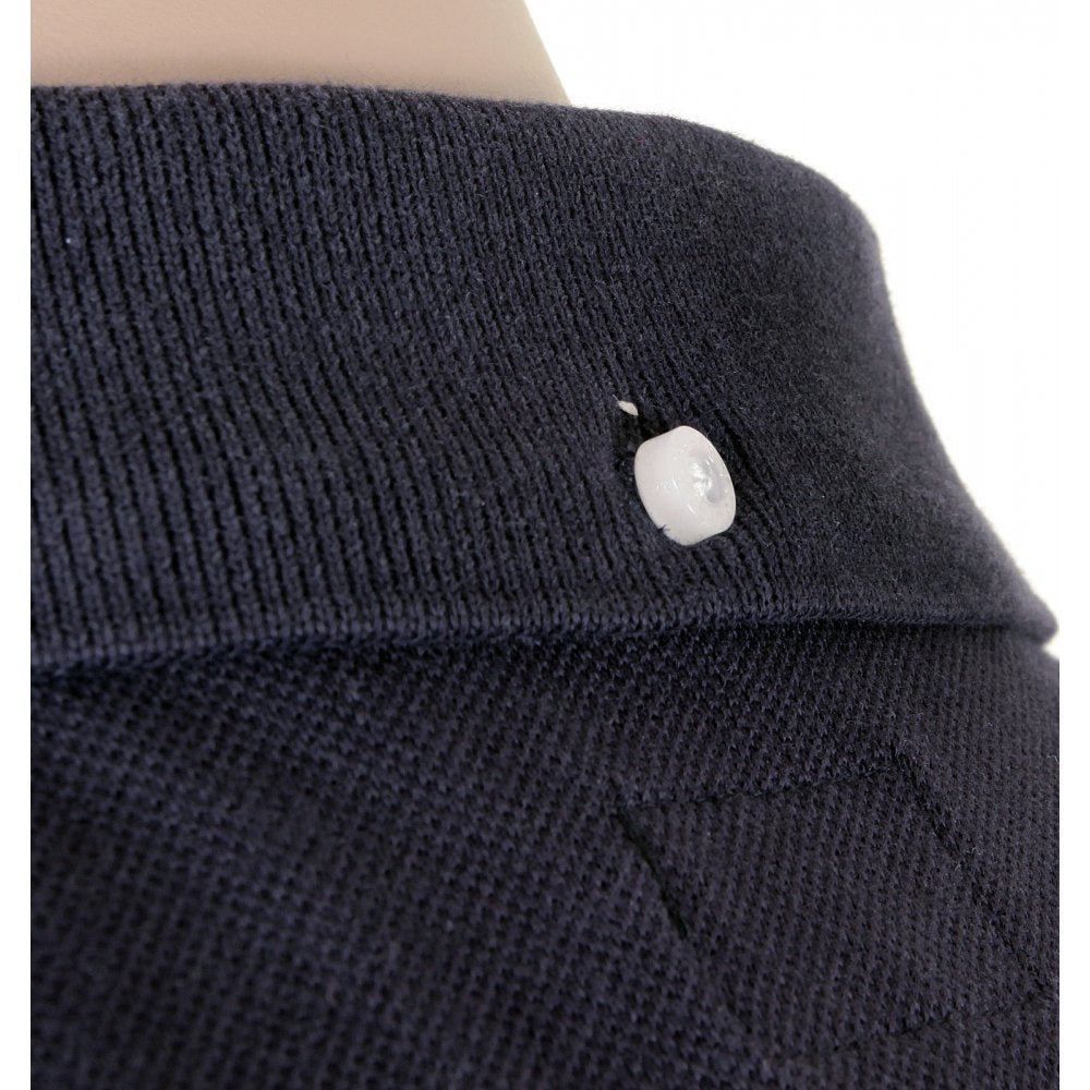 Mens Short Sleeve Ink Black Polo Shirt