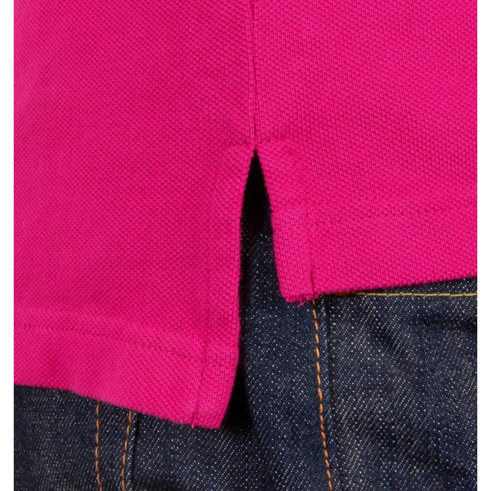 Mens Short Sleeve, Dark Pink polo Shirt