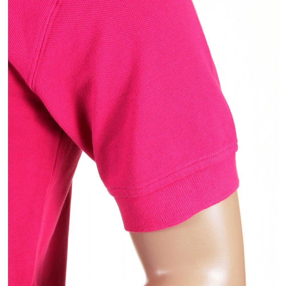 Mens Short Sleeve, Dark Pink polo Shirt