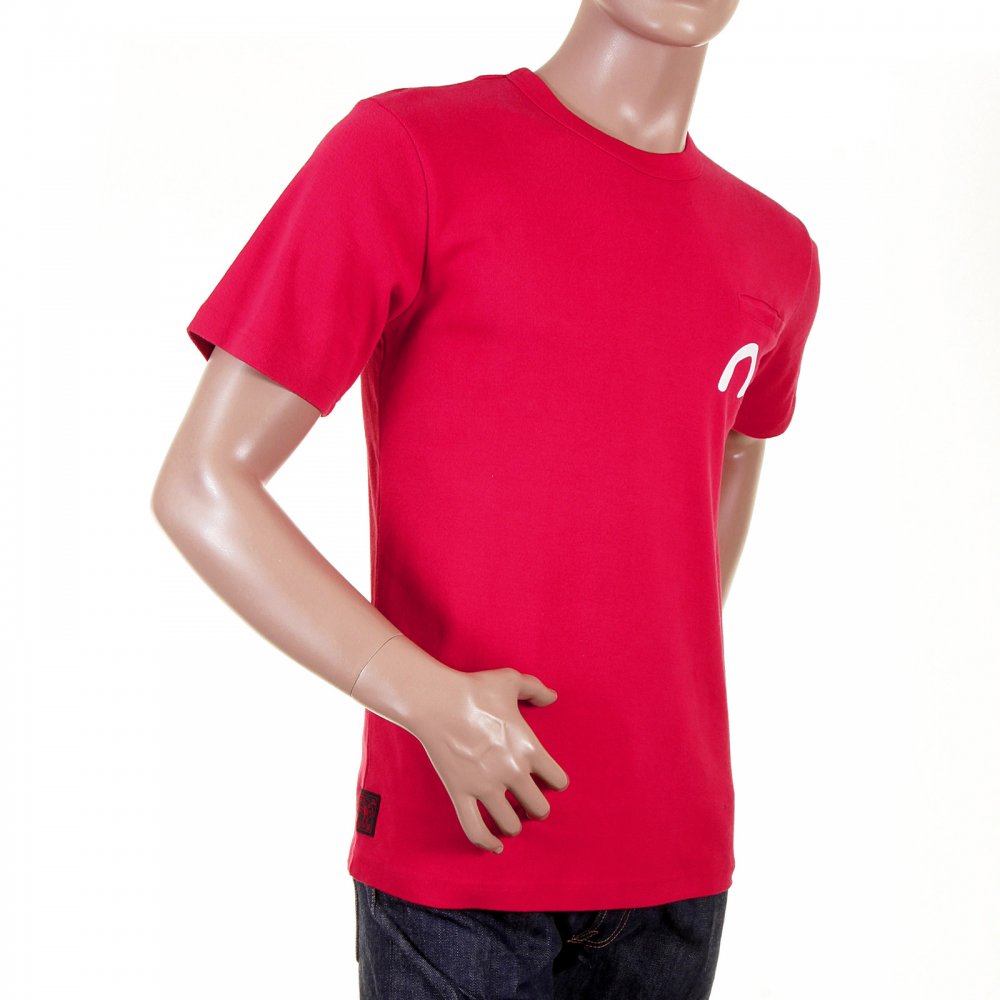 Red Short Sleeve, Crew Neck T-shirt