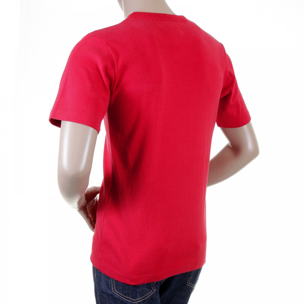 Red Short Sleeve, Crew Neck T-shirt