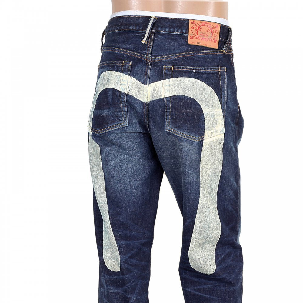 Dark Stonewash Jeans with Silver Diacock