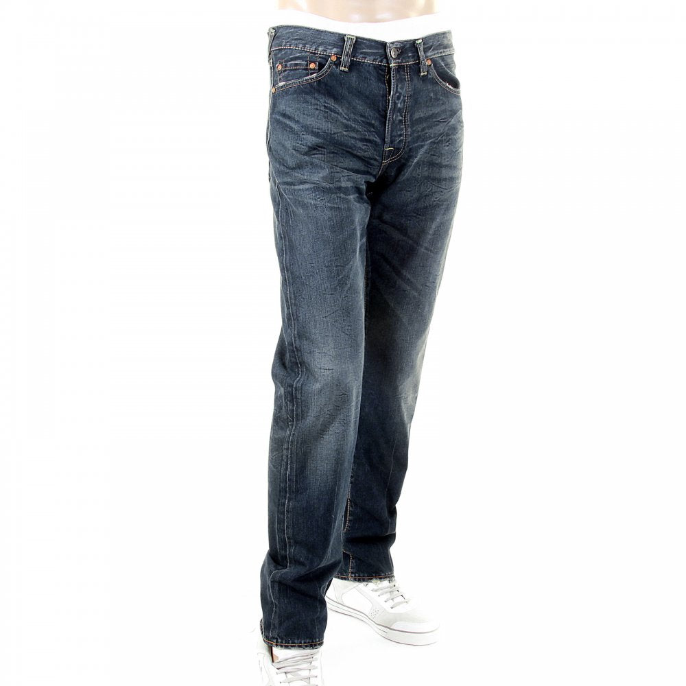EU European edition Dark Denim jeans