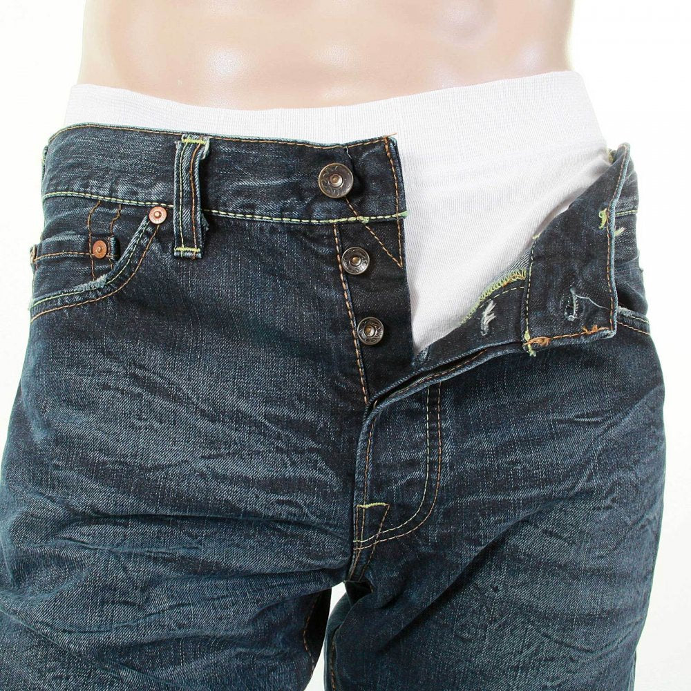 EU European edition Dark Denim jeans