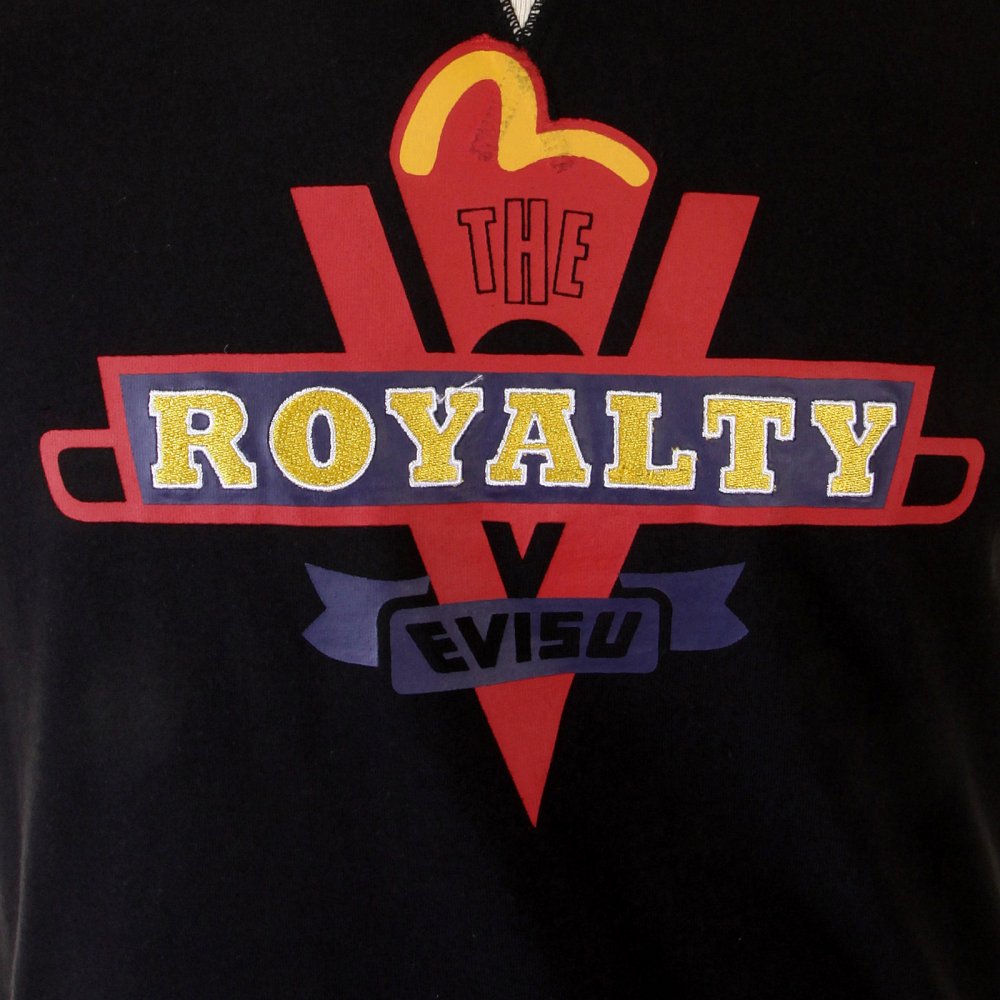 Black Genuine Rare Royalty Logo T Shirt