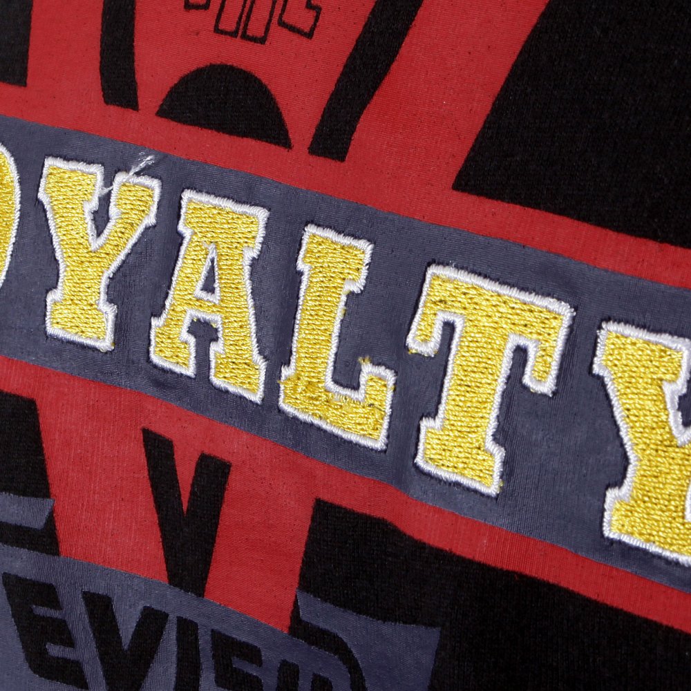 Black Genuine Rare Royalty Logo T Shirt