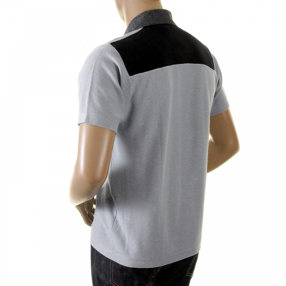 Deluxe Rare Sky Blue Knitted Shirt
