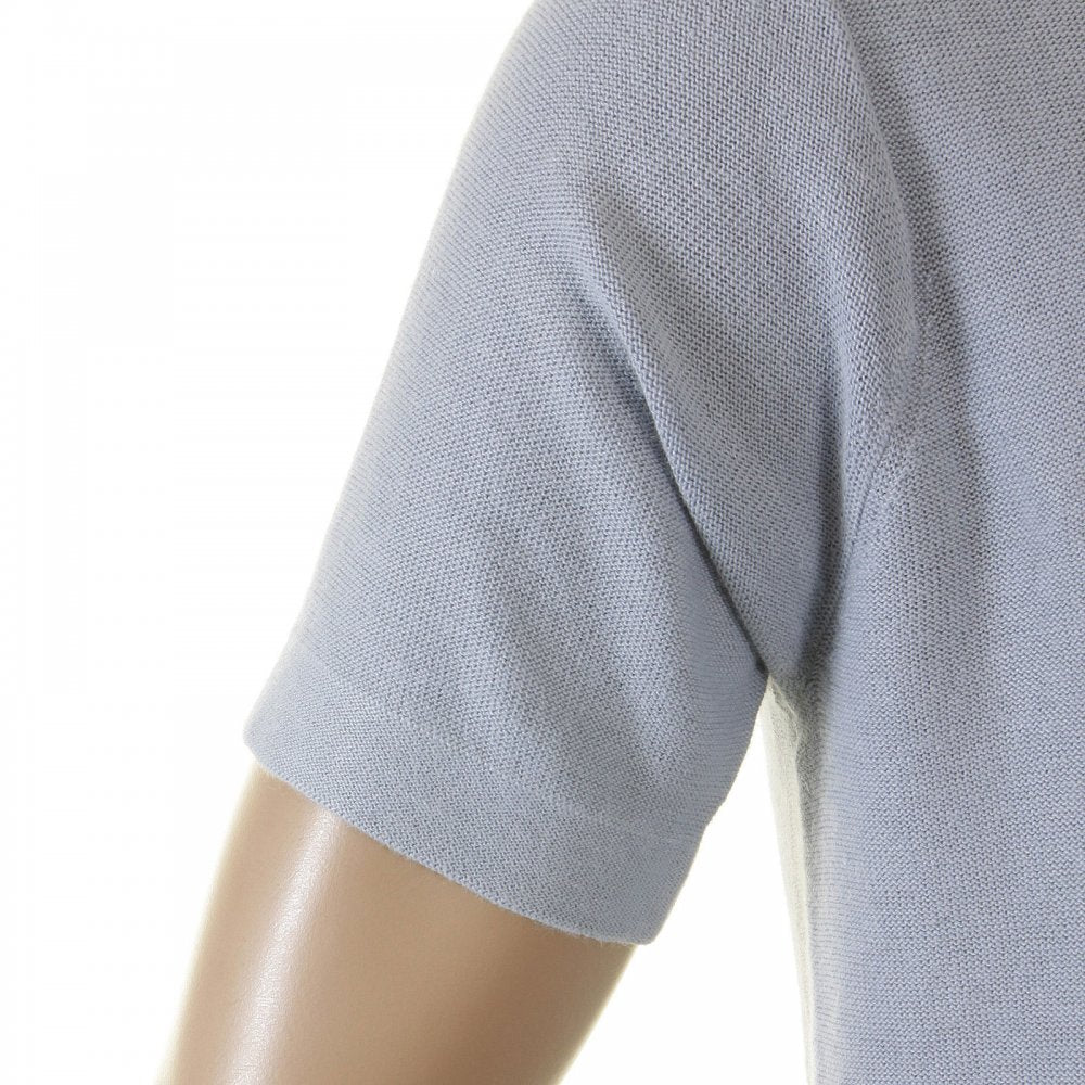 Deluxe Rare Sky Blue Knitted Shirt