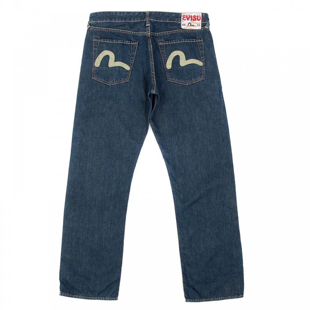 European Edition Painted logo Denim Vintage Jeans