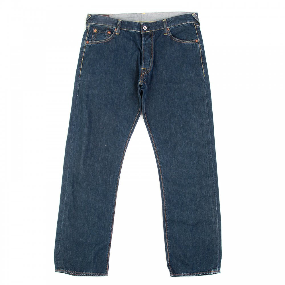 European Edition Painted logo Denim Vintage Jeans