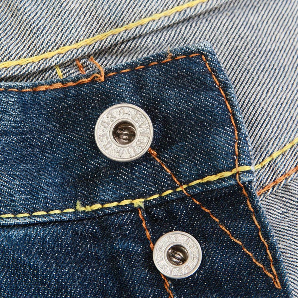European Edition Painted logo Denim Vintage Jeans