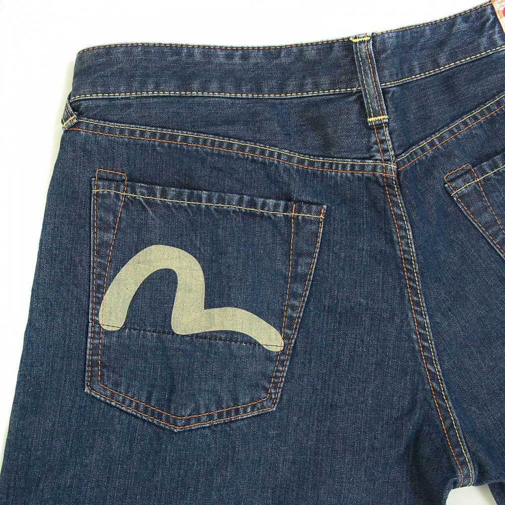 European Edition Painted logo Denim Vintage Jeans
