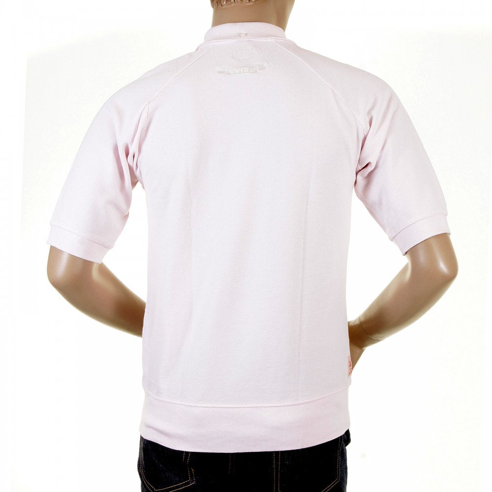 Washed Pale Pink Polo Shirt