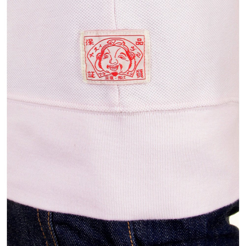 Washed Pale Pink Polo Shirt