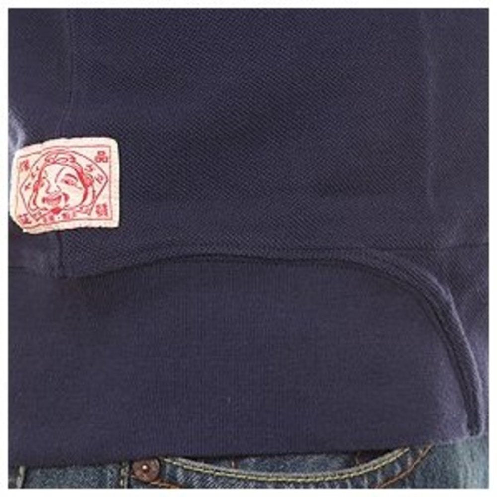 Navy Blue Regular Fit Pique Polo Shirt
