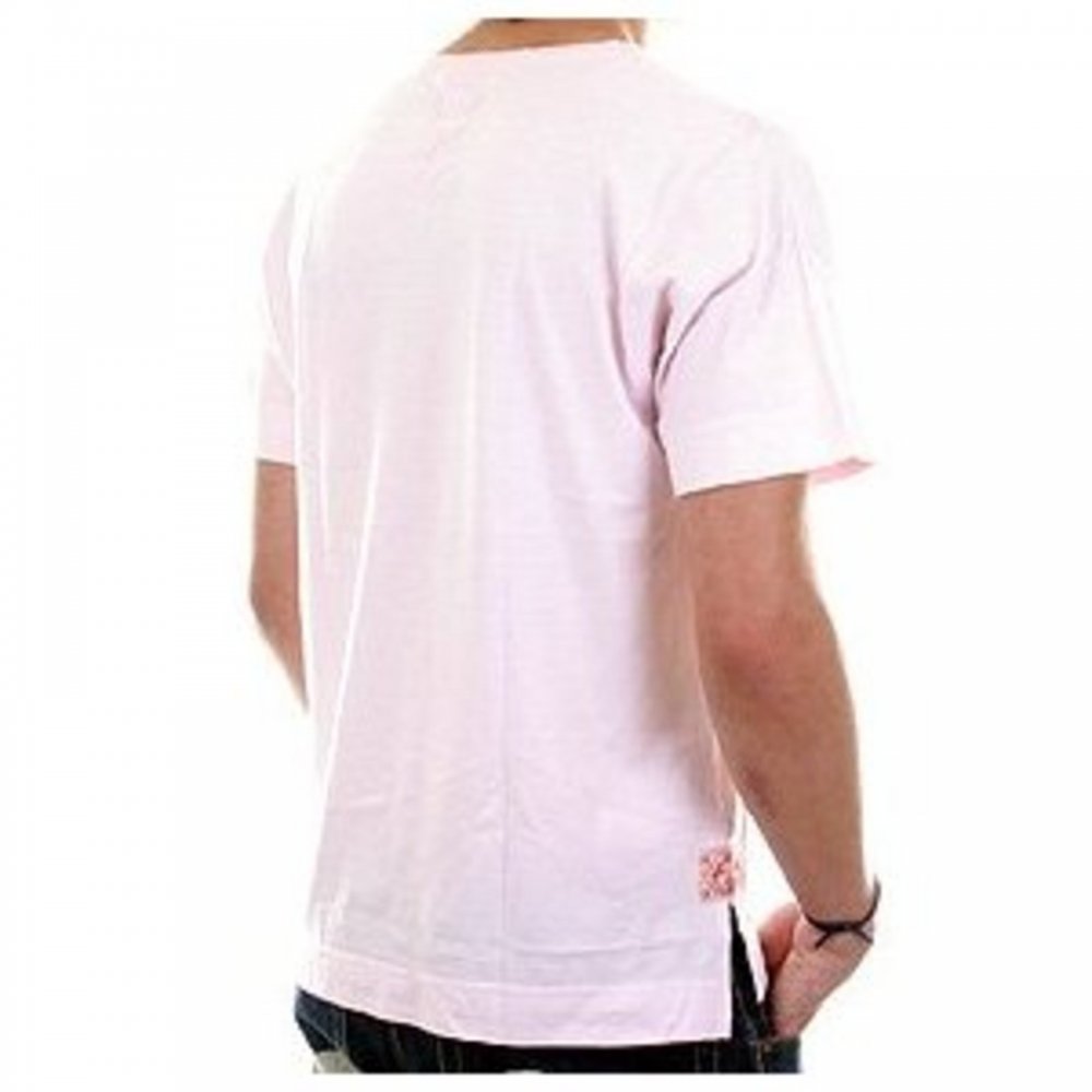 Pale Pink Regular Fit V Neck T-Shirt