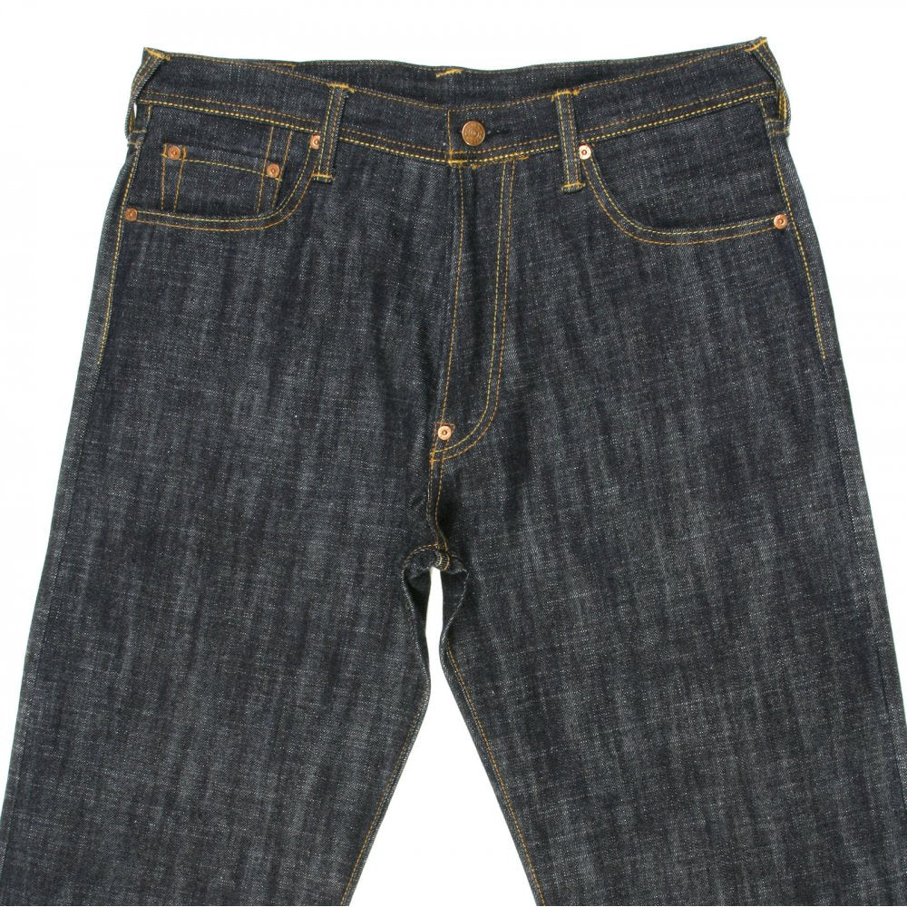 Dark Indigo Slim Cut Painted Pocket Jeans