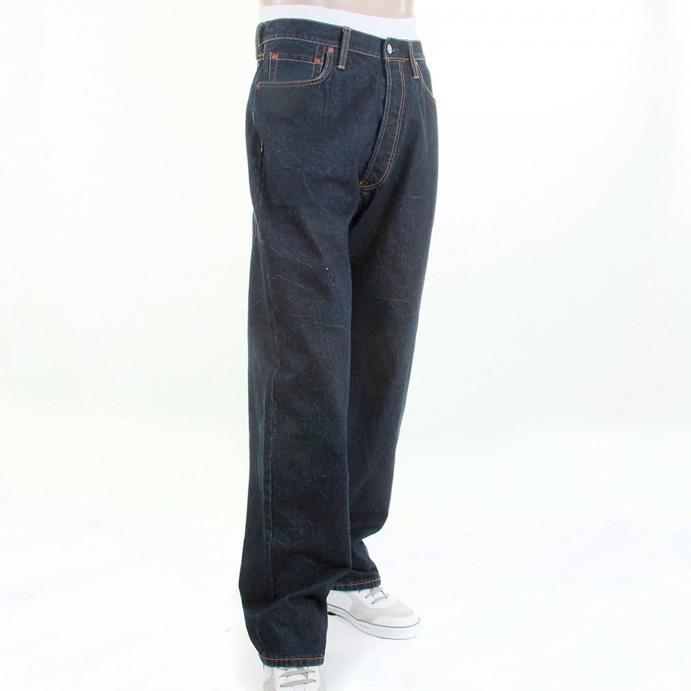 Dark Indigo Vein Wash Vintage Cut Denim
