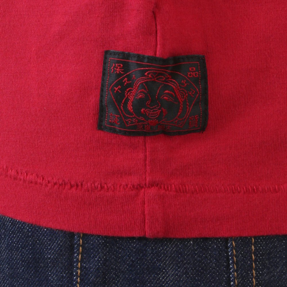 Red Cotton Crew Neck T-Shirt