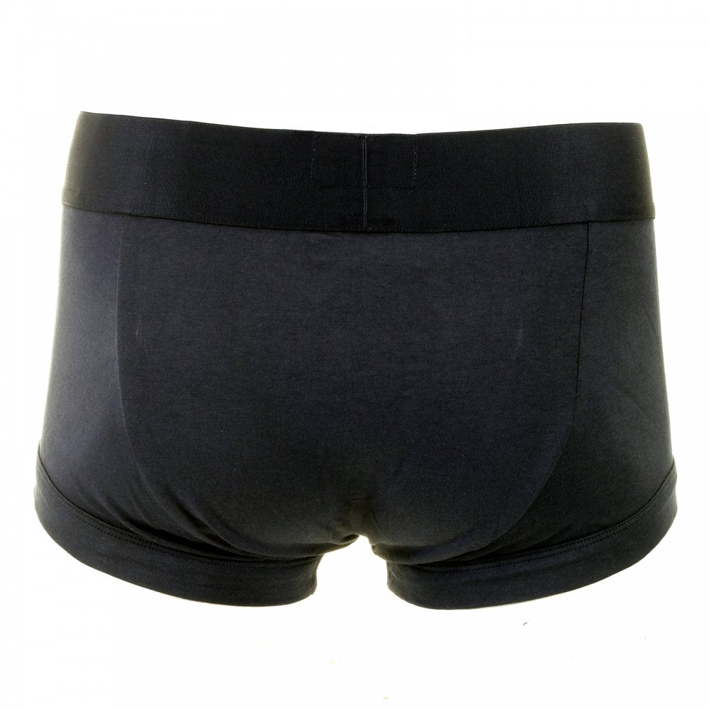 Marine Navy Stretch Cotton Trunk self Waistband