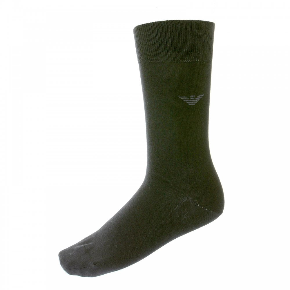 Black Stretch Cotton Mix Socks