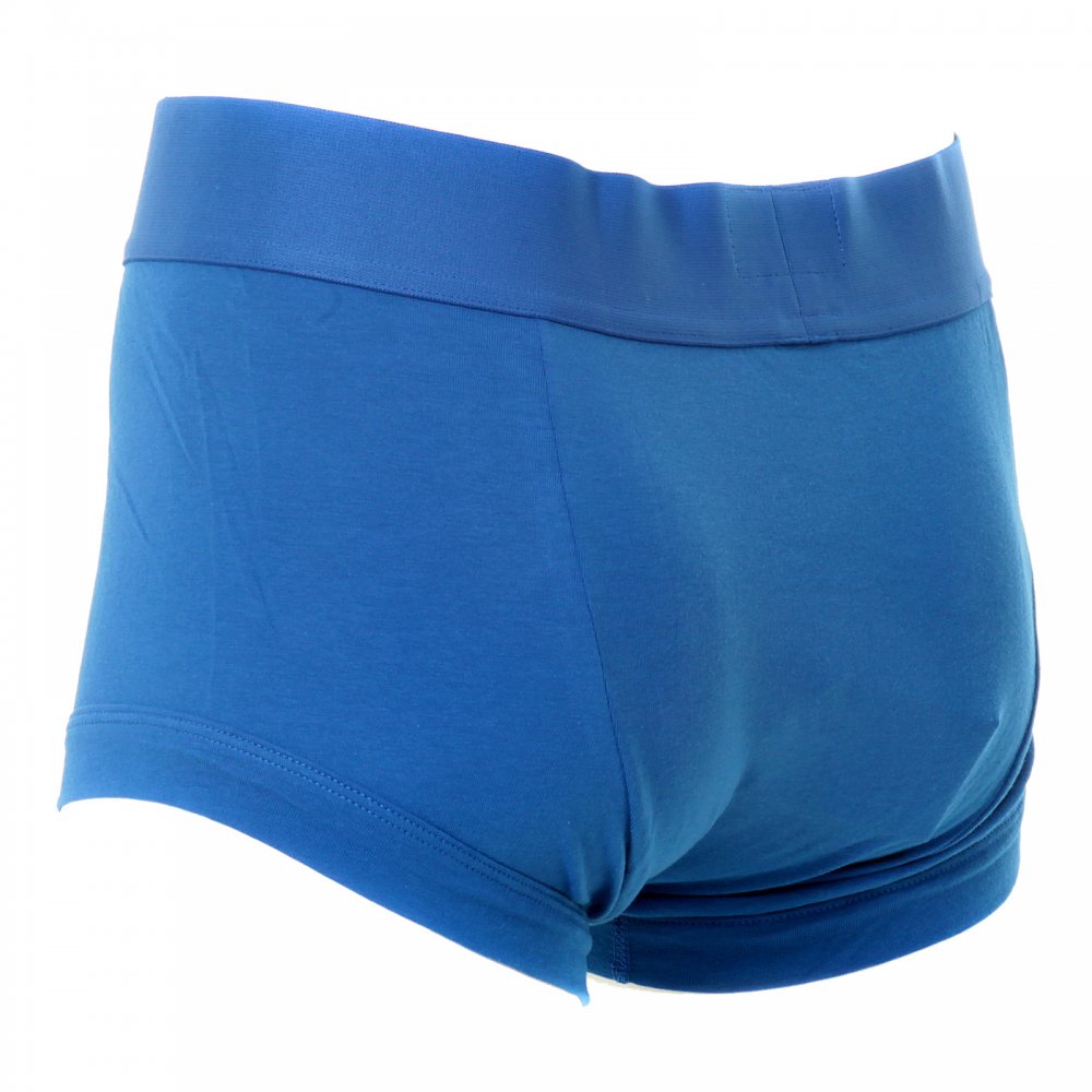 Royal Blue Stretch Cotton Trunk With Royal Blue Waistband