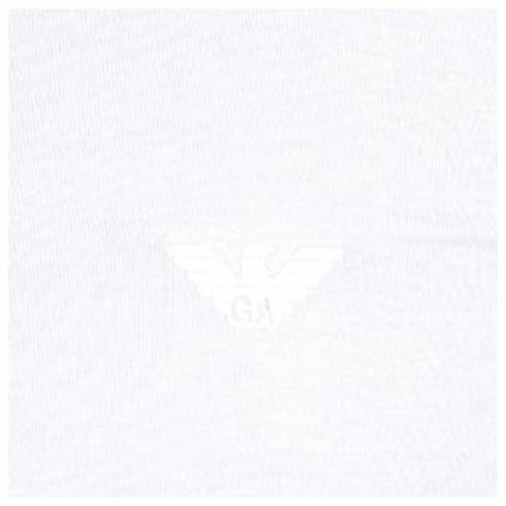 White, Short Sleeve, Fitted Crew Neck T-Shirt