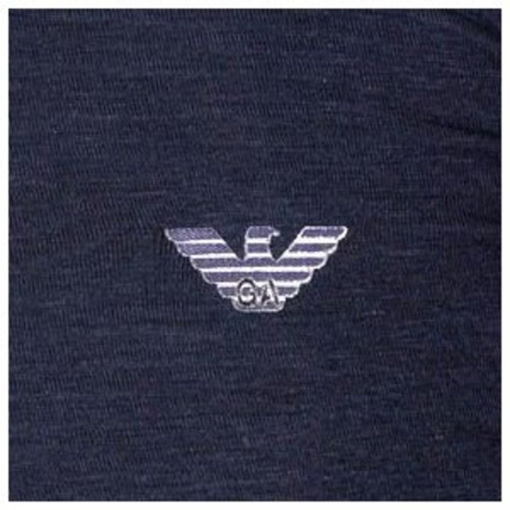 Navy Blue, Short Sleeve, Fitted Crew Neck T-Shirt