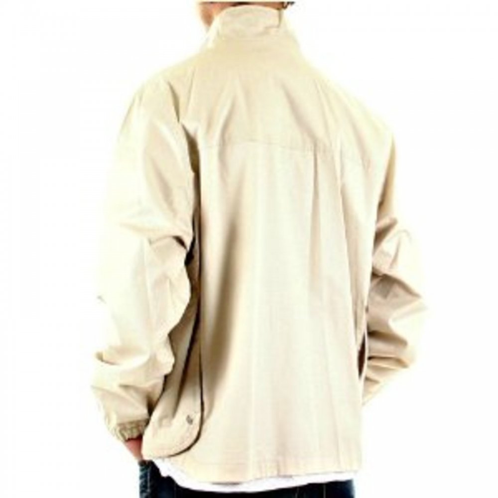 Beige Regular Fit Cotton Jacket