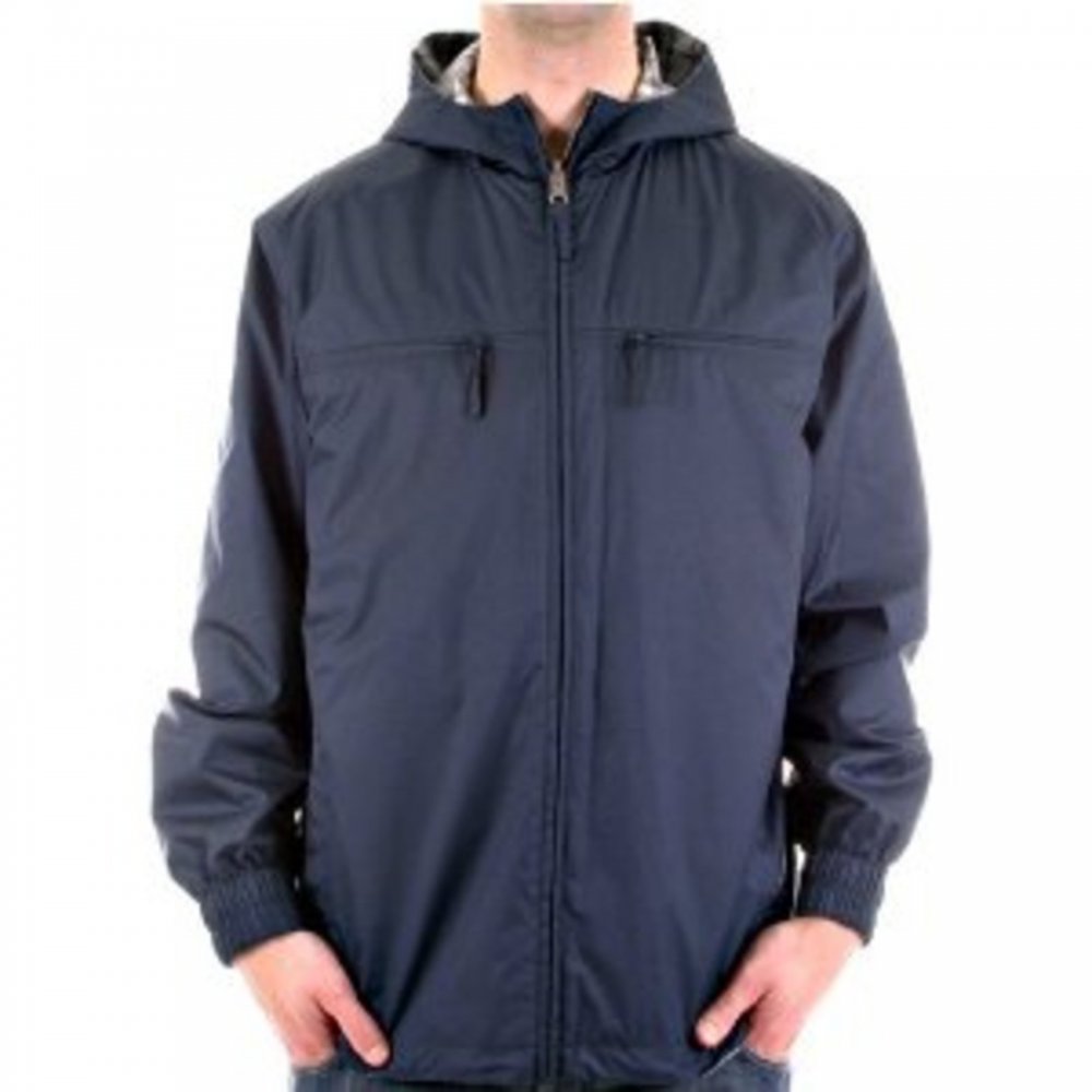 Classic Blue and Navy check Reversible Jacket