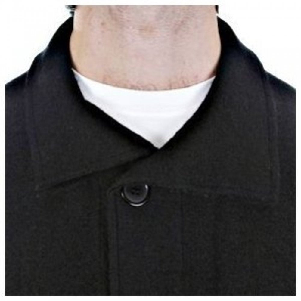 Black, Regular Fit, Button through High Neck, Knitted Cardigan Jacket