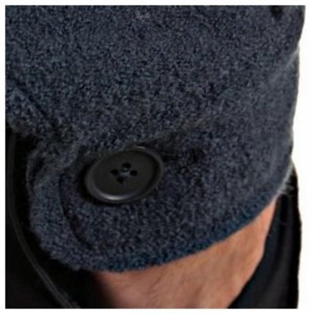 Oil Blue Regular Fit Zip through Long Sleeve Knitted Jacket