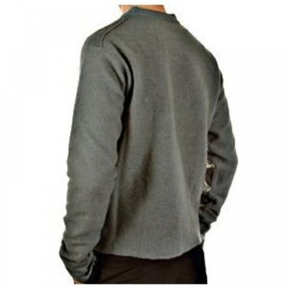 Light Green Crew Neck Long Sleeve Knitwear