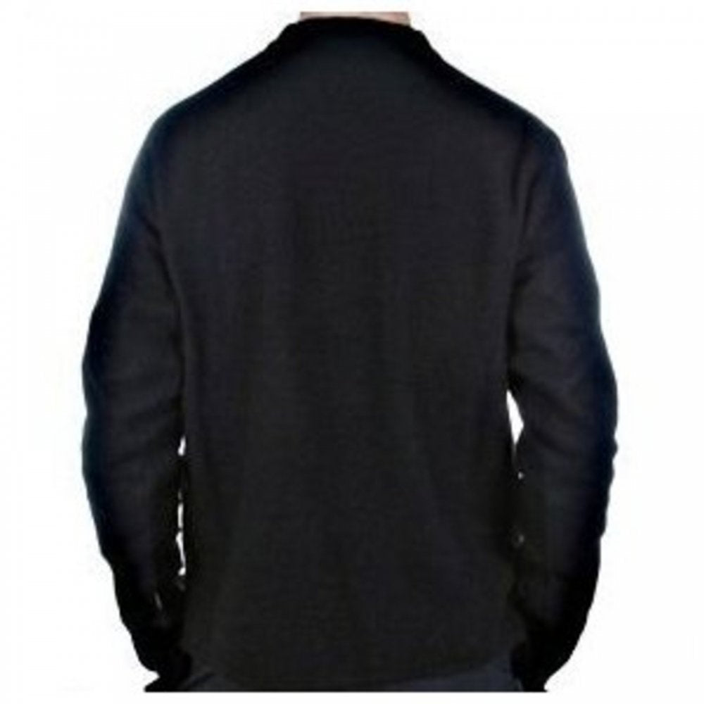 Black Crew Neck Long Sleeve Knitwear