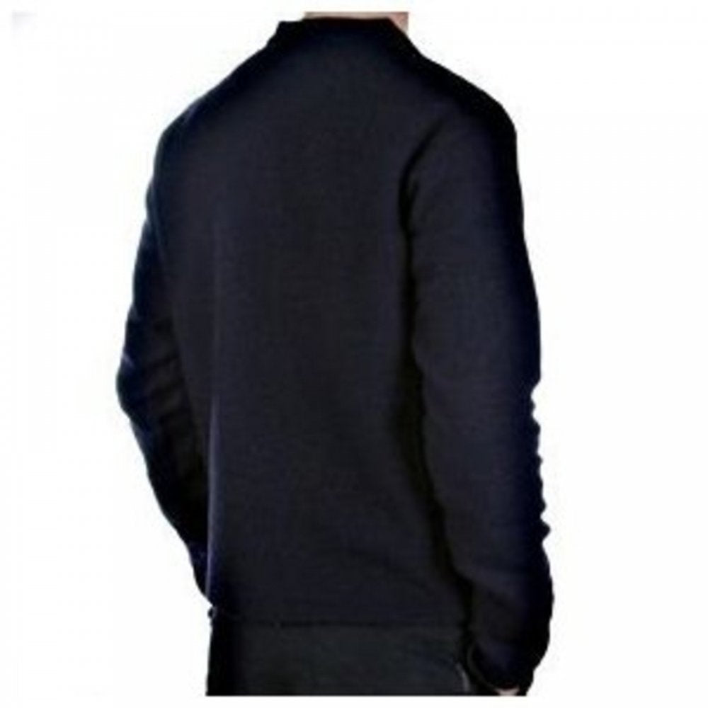 Navy Regular Fit Crew Neck Long Sleeve Knitwear