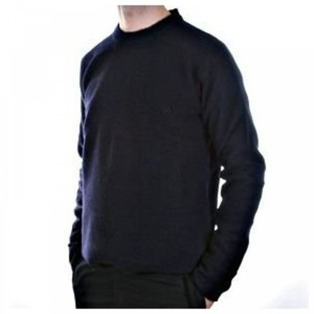 Navy Regular Fit Crew Neck Long Sleeve Knitwear