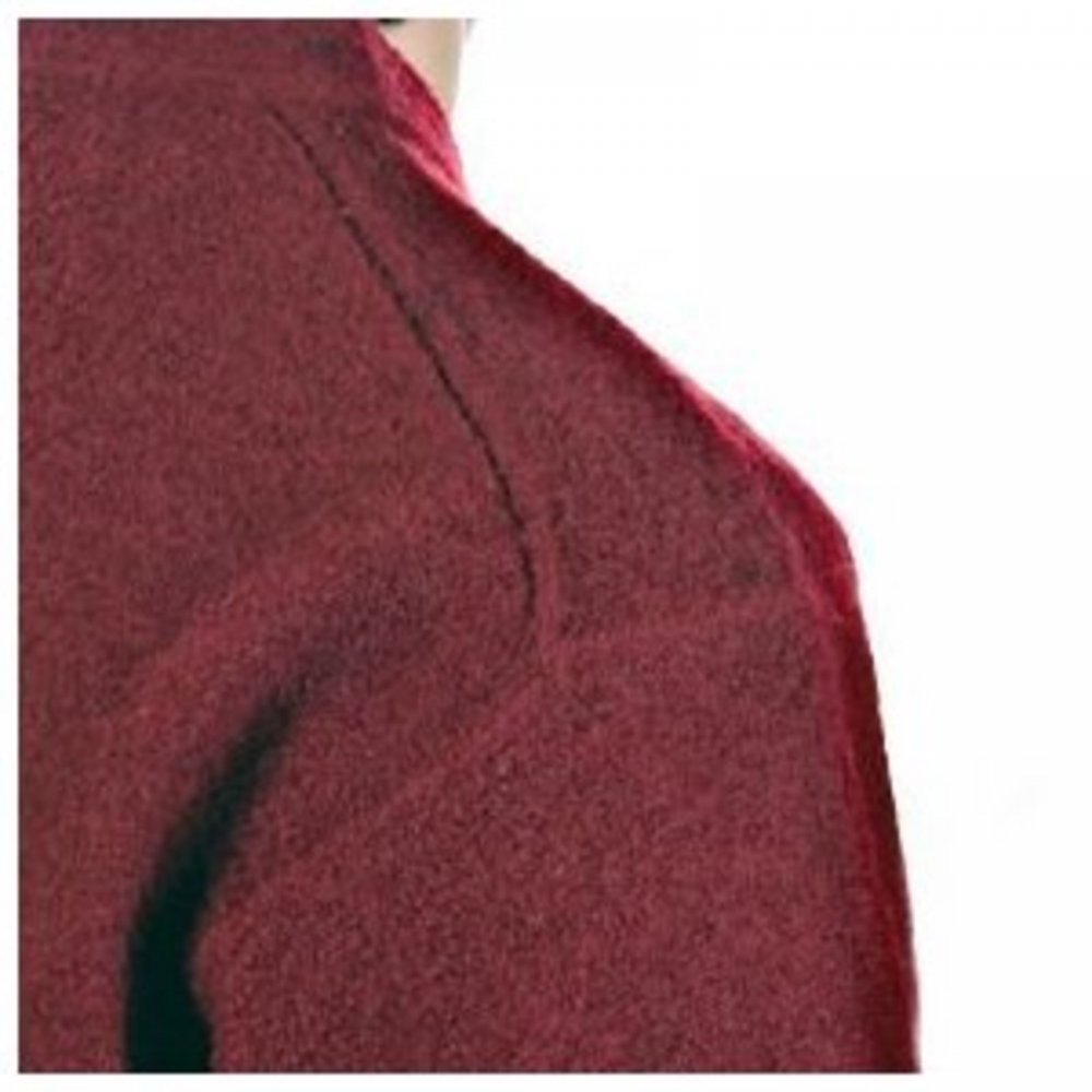 Red Regular Fit Crew Neck Long Sleeve Knitwear