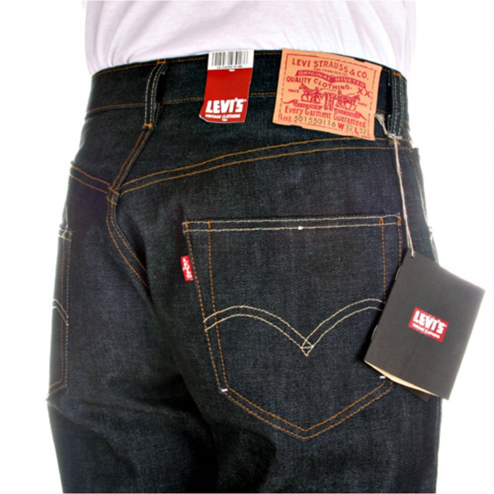 Relaxed Fit 1947 Selvedge Vintage Denim Jeans for Men