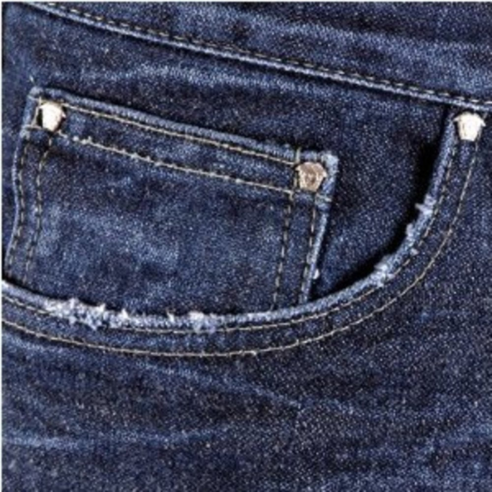 Indigo Blue Classic Fit Straight Leg Denim Jeans