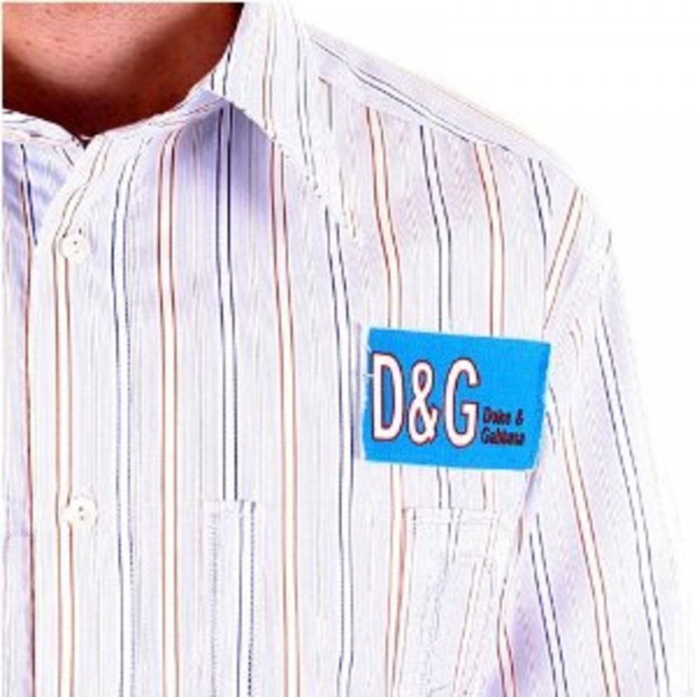 Blue Multi Stripe Long Sleeve Fitted Shirt