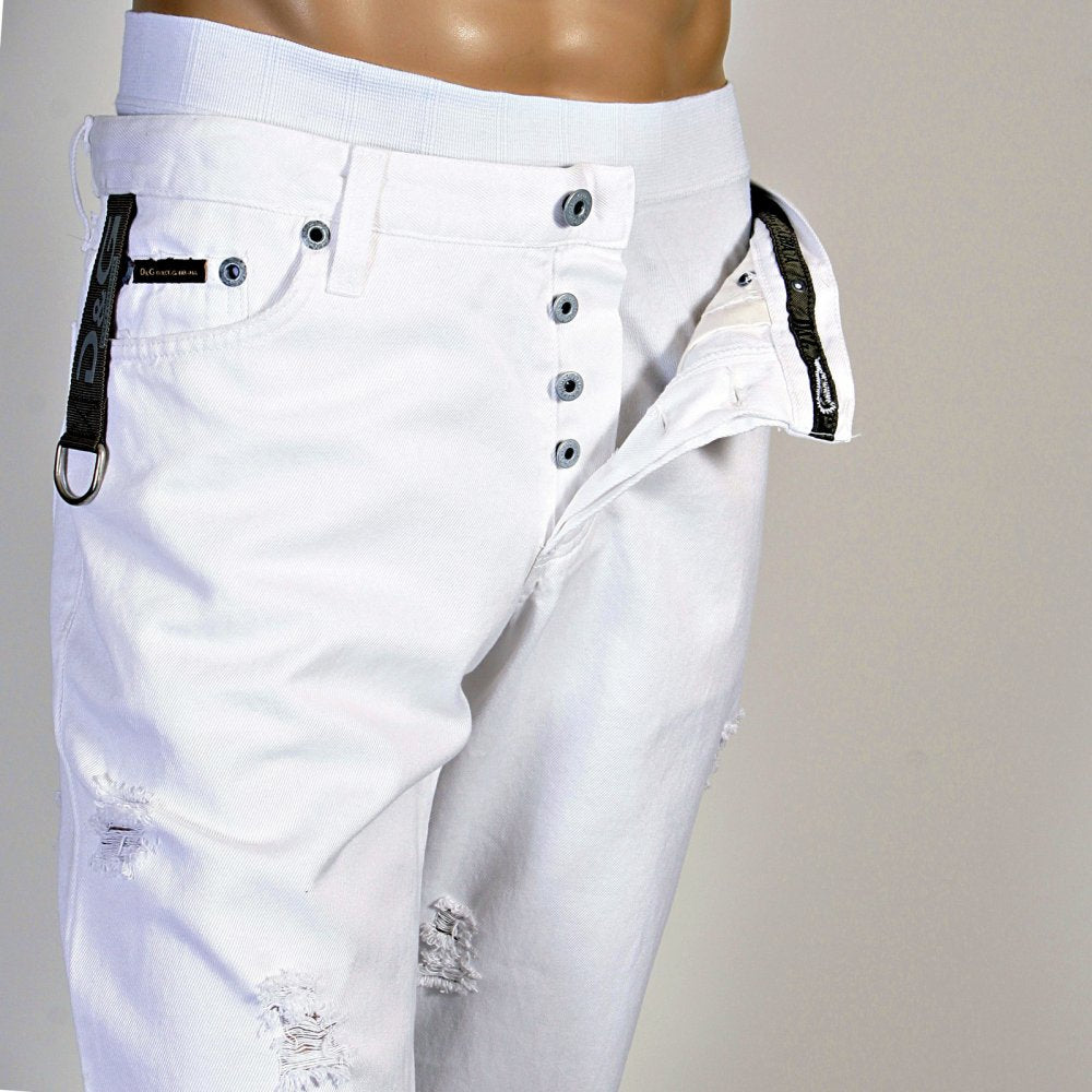 Stone Relaxed Fit Cotton Jeans