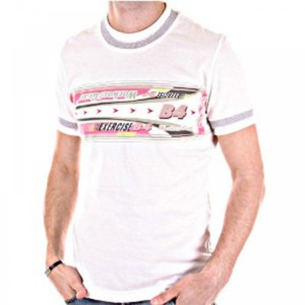 White Crew Neck Short Sleeve Slim Fit T-Shirt