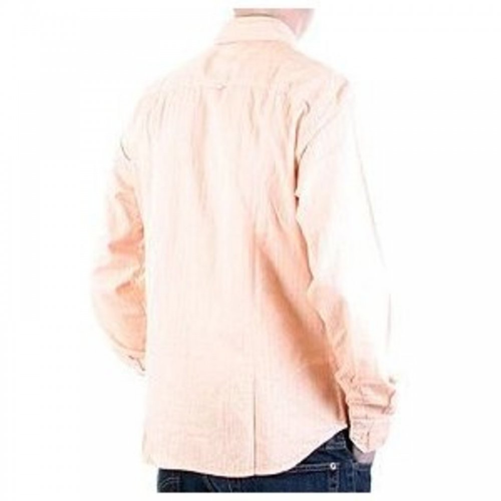 Self-coloured woven stripe shirt