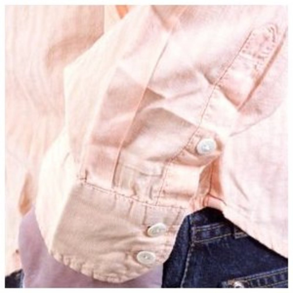 Self-coloured woven stripe shirt