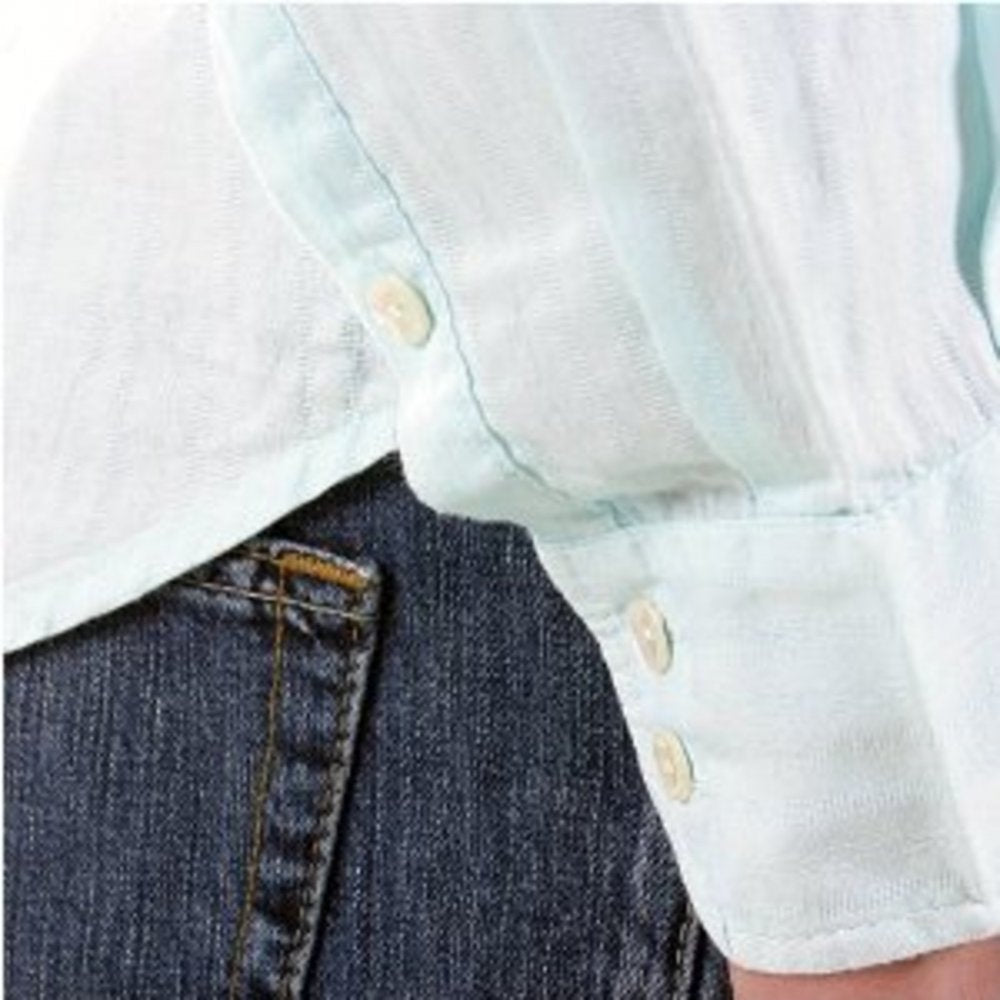 Long Sleeve Pale turquoise shirt