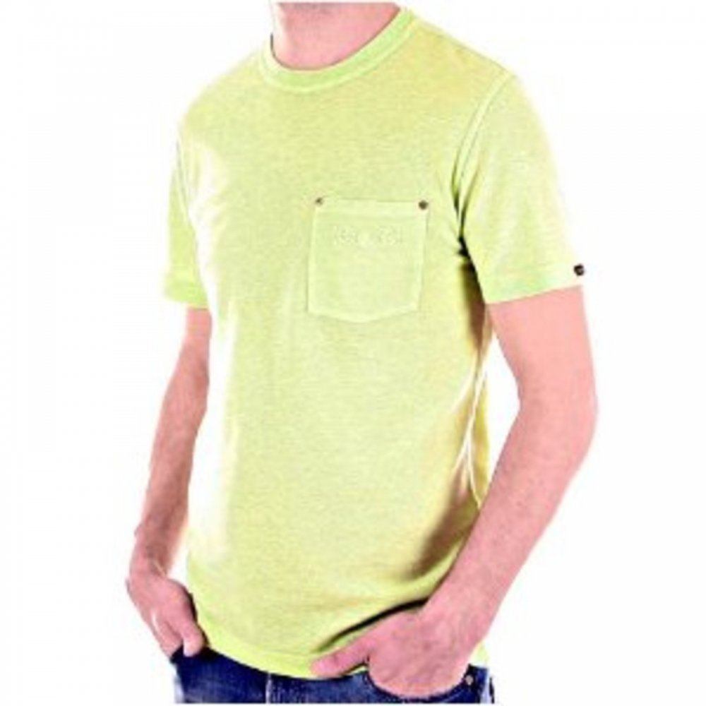 Lime Short Sleeve Slim Fit T shirt