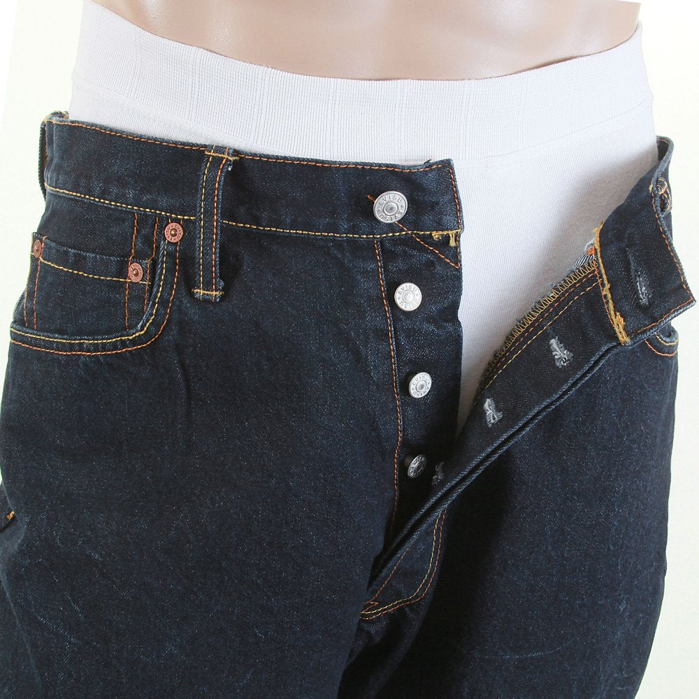 Dark Indigo Vein Wash Vintage Cut Denim