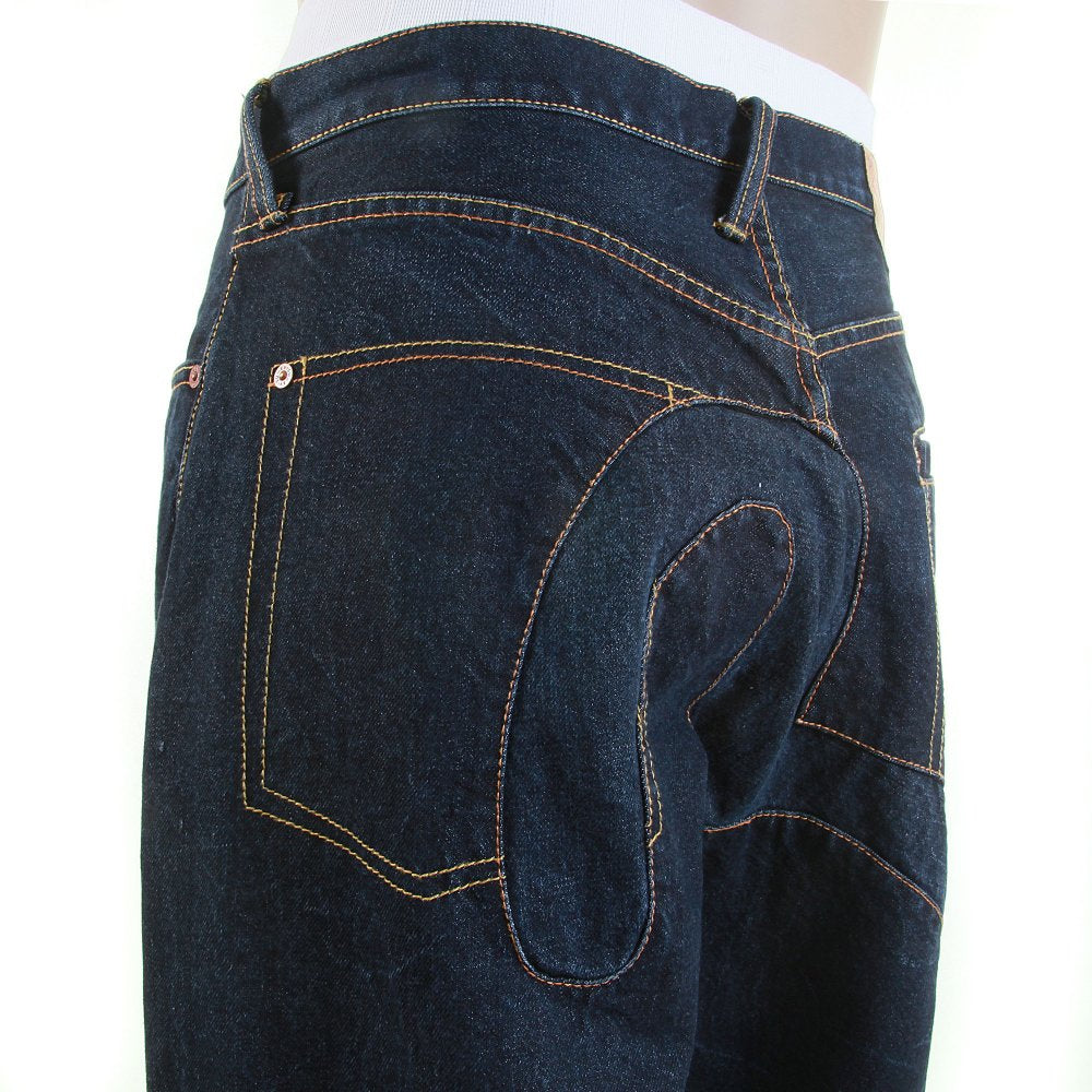 Dark Indigo Vein Wash Vintage Cut Denim