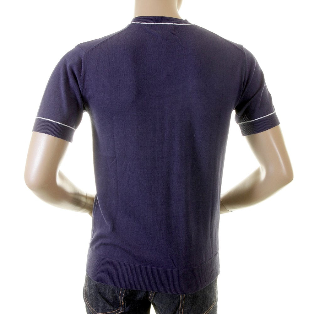 Ink Blue Logo Pocket printed T shirt for Men
